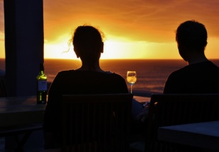 On the sundeck